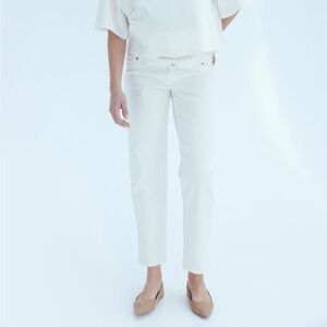 H&M MAMA straight ankle jeans (maternity)